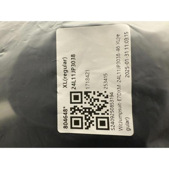 NWT Halara Jumpsuit V Neck Wide Leg Black XL - Picture 7 of 7